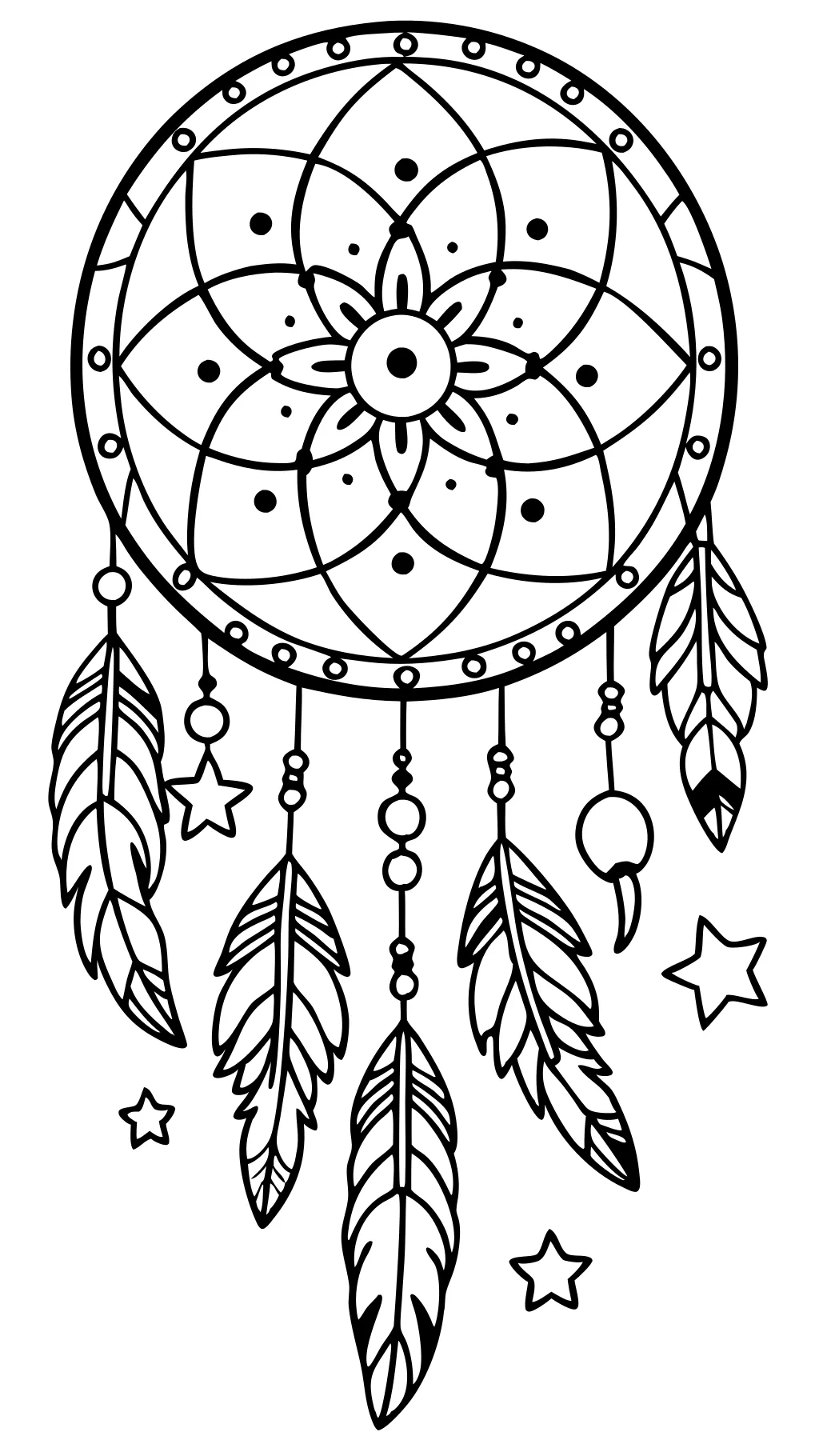 dreamcatcher coloring pages